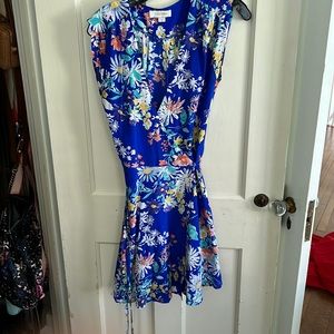 Yumi Kim blue floral size M mini dress